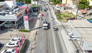 Trecho da Avenida Gustavo Paiva recebe obras de recapeamento neste sábado (9)