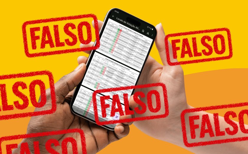 TRE/AL alerta para circulação de lista falsa sobre mudanças em locais de votação no segundo turno