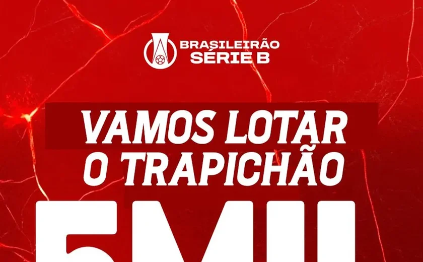 CRB encara mais um desafio na Série B nesta segunda (13), com mais de 5 mil torcedores confirmados