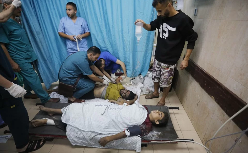Médicos em Gaza fazem cirurgias e amputações sem anestesia