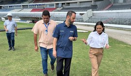 Comissão da Fifa vistoria Estádio Rei Pelé para Copa do Mundo Feminina 2027