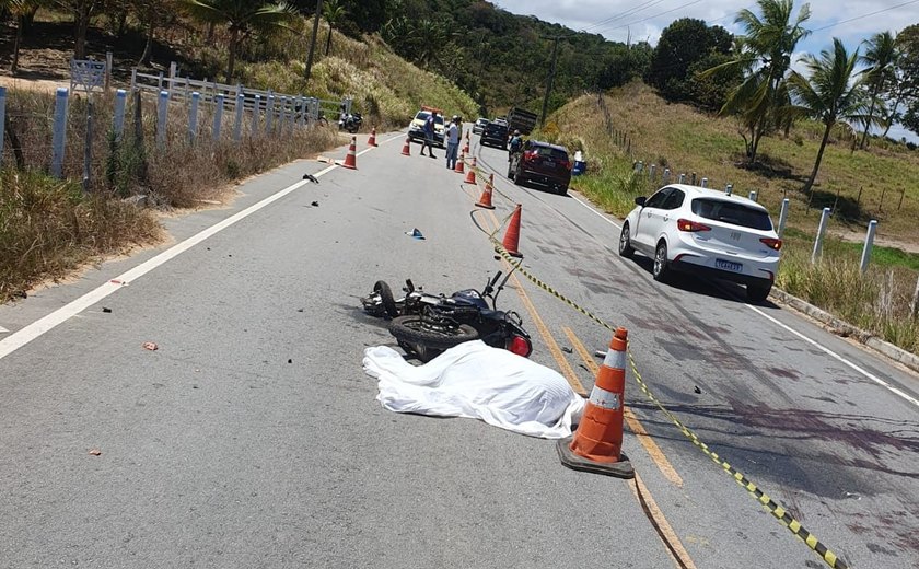 Motoqueiro de 41 anos morre em Porto Calvo após atingir lateral da moto em caminhão