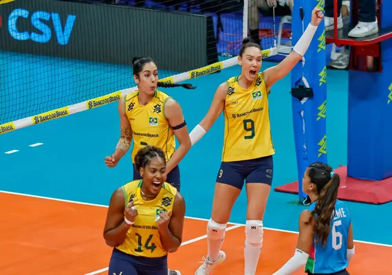 Brasil é campeão do Pré-Olímpico de vôlei e garante vaga em Los Angeles 2028