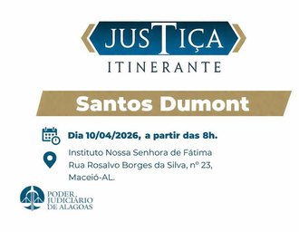 Moradores do Santos Dumont serão beneficiados pela Justiça Itinerante nesta sexta