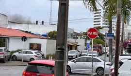 Prédio de clínica tem princípio de incêndio após curto-circuito