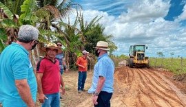 Em Taquarana prefeito fecha parcerias avançando na pavimentação urbana e rural