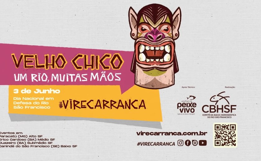 CBHSF realiza eventos simultâneos da campanha “Eu Viro Carranca para Defender o Velho Chico”