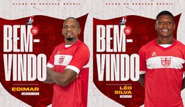 CRB anuncia contratações do lateral Edimar e do volante Léo Silva