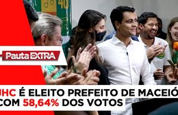 Pauta Extra - JHC é eleito prefeito de Maceió com 58,64% dos votos válidos