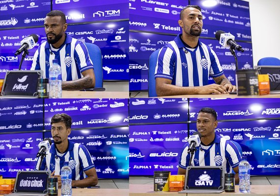CSA apresenta quatro reforços para o Campeonato Brasileiro da Série D