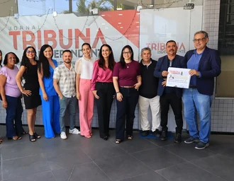 Jornalistas têm um dia de aprendizado no estúdio da Tribuna Hoje TV