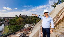 Obra de contenção no Vale do Reginaldo é vistoriada por JHC