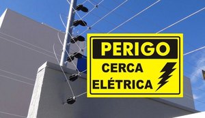 Acidentes com cercas energizadas estão entre as principais causas de choques elétricos