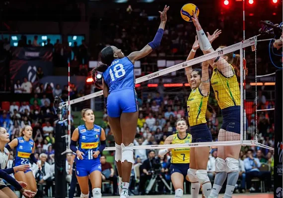 Vôlei: Brasil perde para Itália e fica fora da decisão do Mundial