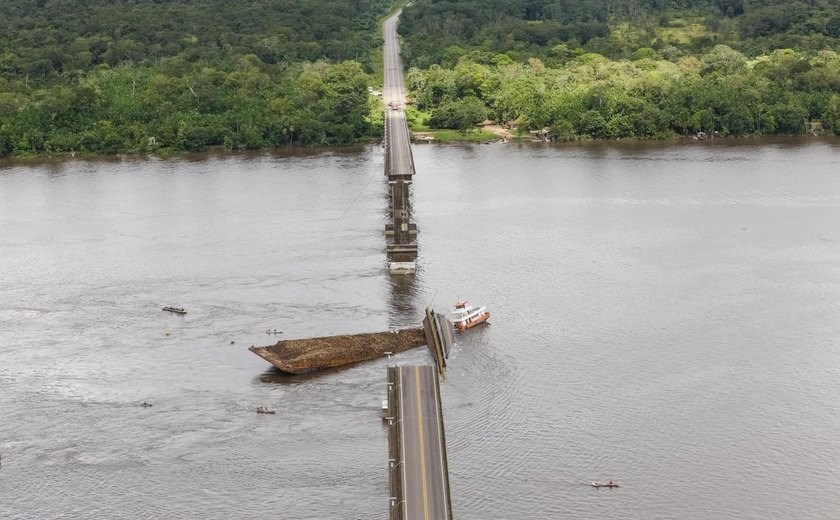 Governo paraense usará cabos de aço para recuperar trecho de ponte