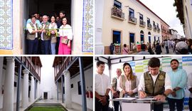 Ministro do Turismo, Carlos Brito, entrega restaurações de casarões históricos em São Luís (MA)