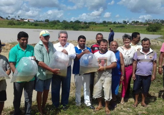 Parceria garante colocação de 30 mil peixes em comunidades rurais