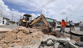 Infraestrutura interdita cruzamento no Pinheiro para recuperação de galeria