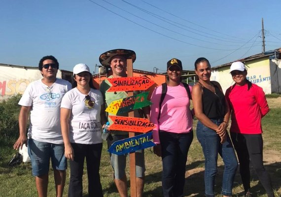 Projeto do curso de Turismo da Ufal realiza intervenção em orla ribeirinha de Sergipe