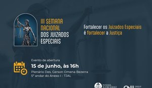 TJ/AL promove III Semana Nacional dos Juizados Especiais com 1.146 audiências pautadas