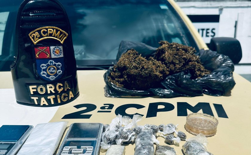 Líder do tráfico de drogas que tentava fugir de Alagoas é preso pela PM