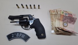 Casal é preso por porte ilegal de arma de fogo em Murici