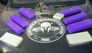 Companhia de Choque apreende oito quilos de drogas em residência na Santa Amélia