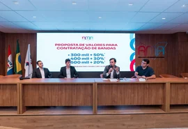 Prefeitos firmam pacto para teto de R$ 500 mil na contratação de bandas