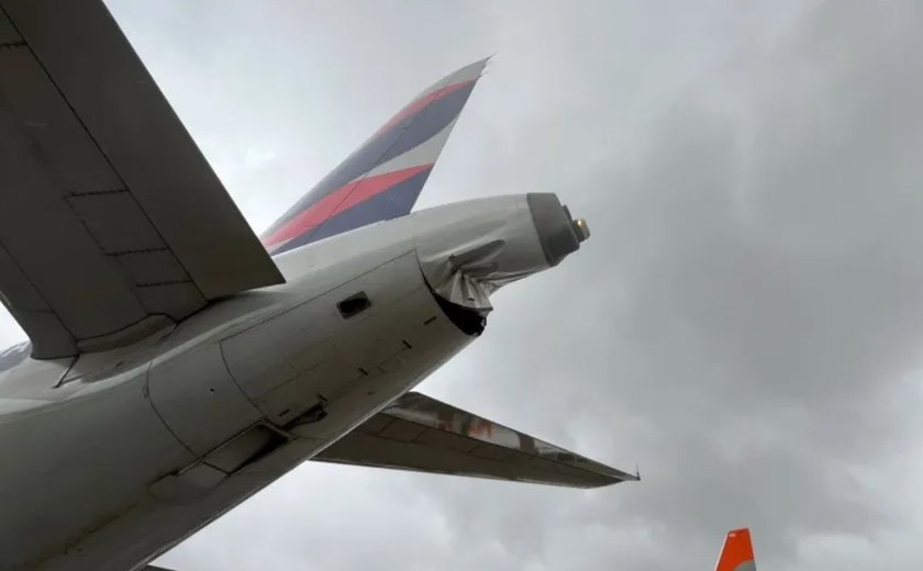 Aviões se chocam enquanto taxiavam no Aeroporto de Congonhas