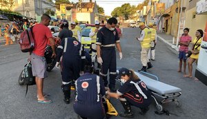 Ronda no Bairro dá suporte a acidentados no Centro de Maceió