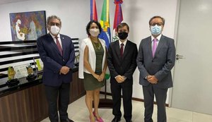 OAB-AL apresenta pauta de reivindicações para Corregedor-Geral de Justiça do Trabalho