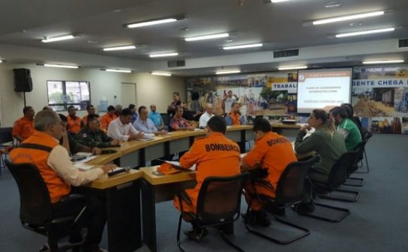 Corpo de Bombeiros e órgãos traçam estratégias para quadra chuvosa