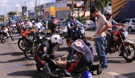 Motocicletas causam morte em 59% dos acidentes em Alagoas