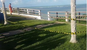 Em risco, mirante é interditado pelo Corpo de Bombeiros em Japaratinga