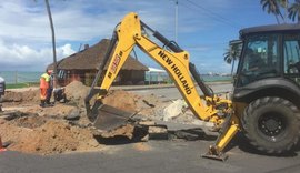 Serviços de recomposição de galeria que rompeu após chuvas continuam em Cruz das Almas