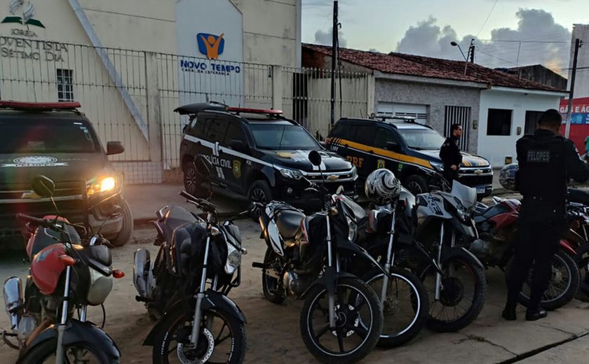 Operação em Maceió prende homem e recupera motos roubadas