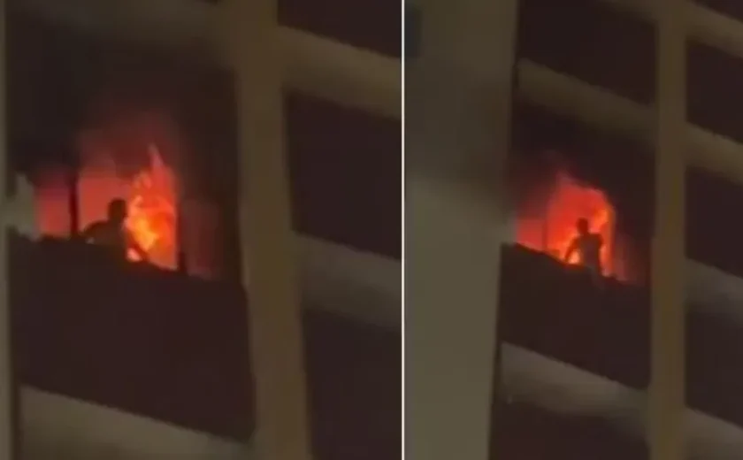 Casal e cão morrem em incêndio em hotel em Fortaleza