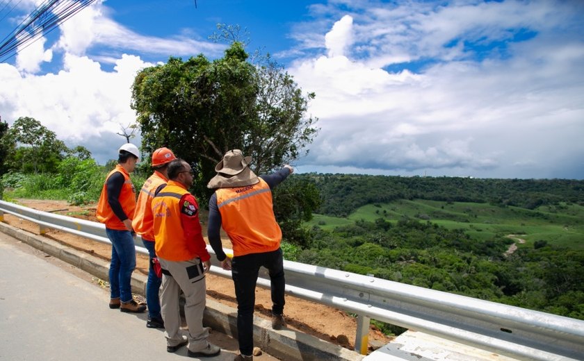 Defesa Civil de Maceió realiza monitoramento de voçoroca em Rio Largo