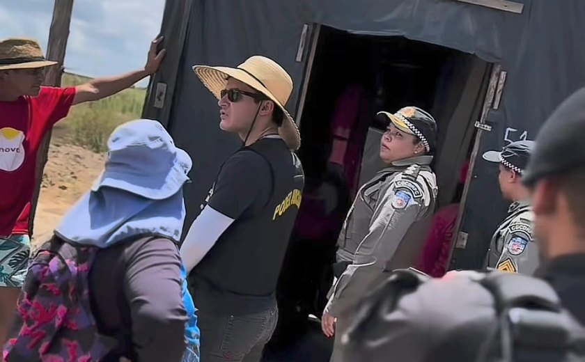 Gerenciamento de crise da PM leva mais de cinco horas para desocupar acampamento em Arapiraca