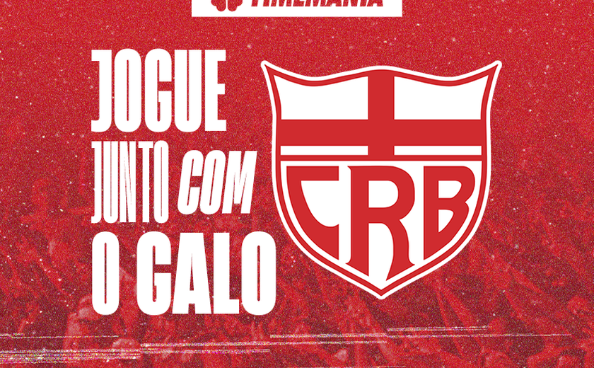 CRB destaca a Timemania na camisa para duelo contra o Atlético-GO