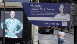 Polêmica! Lojistas pedem a retirada de rua com nome do humorista Paulo Gustavo