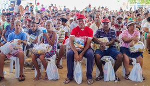 Entrega de cestas básicas pelo Governo de Alagoas estava prevista em orçamento desde 2020