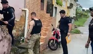 Operação cumpre 17 mandados de busca e apreensão contra o crime organizado em Penedo