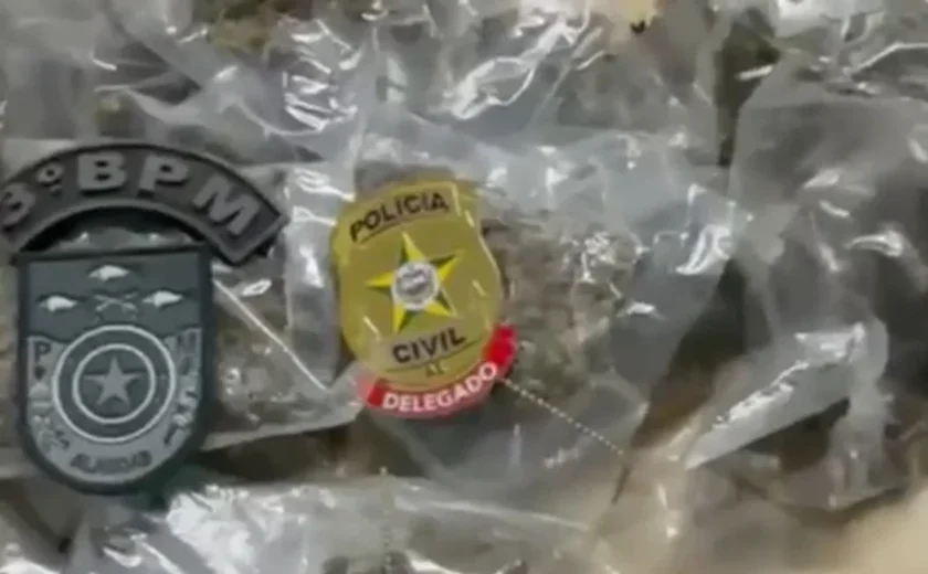Operação Cerco Fechado prende suspeito de tráfico e apreende drogas em Arapiraca