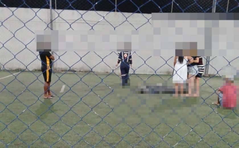 Mal súbito: homem morre durante partida de futebol em Arapiraca