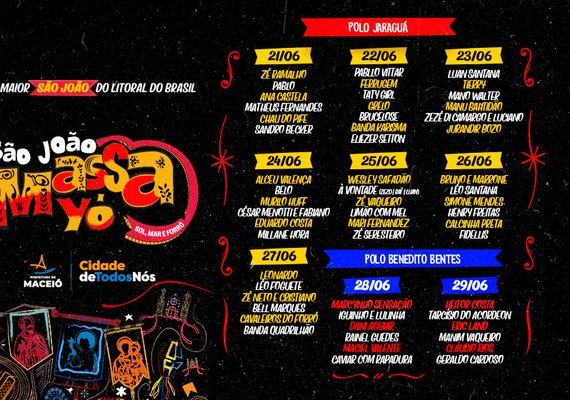 Prefeito JHC anuncia programação do São João Massayó 2025