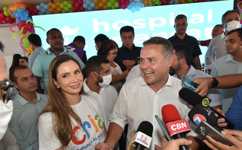 Governador Renan Filho inaugura o Hospital da Criança em Maceió