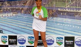 Atleta mirim vence em seis provas de natação no Campeonato Alagoano de Inverno