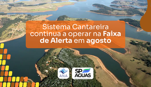 Sistema Cantareira continuará a operar na Faixa de Alerta em agosto