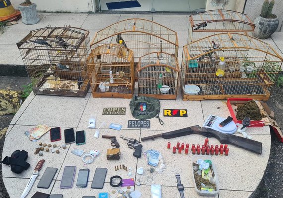 Sete pessoas são presas nesta quarta-feira (20) durante operação em Santana do Ipanema